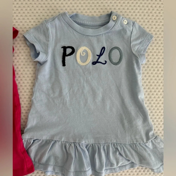 Ralph Lauren polo baby girl ruffle dress 3-6m - Picture 3 of 4